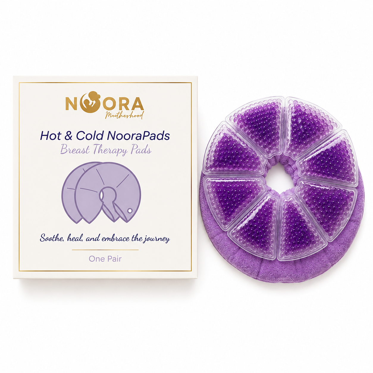 Hot & cold Noora pads - Breast therapy