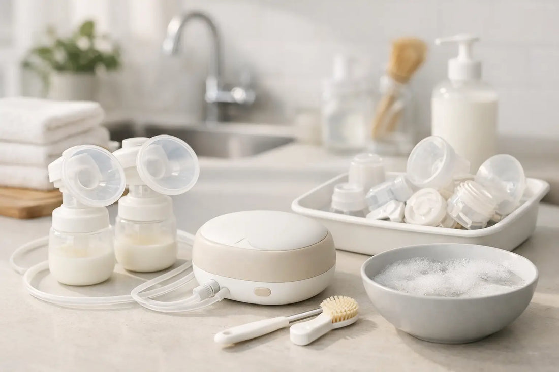 A Breast Pump Cleaning Routine That Fits Real Life