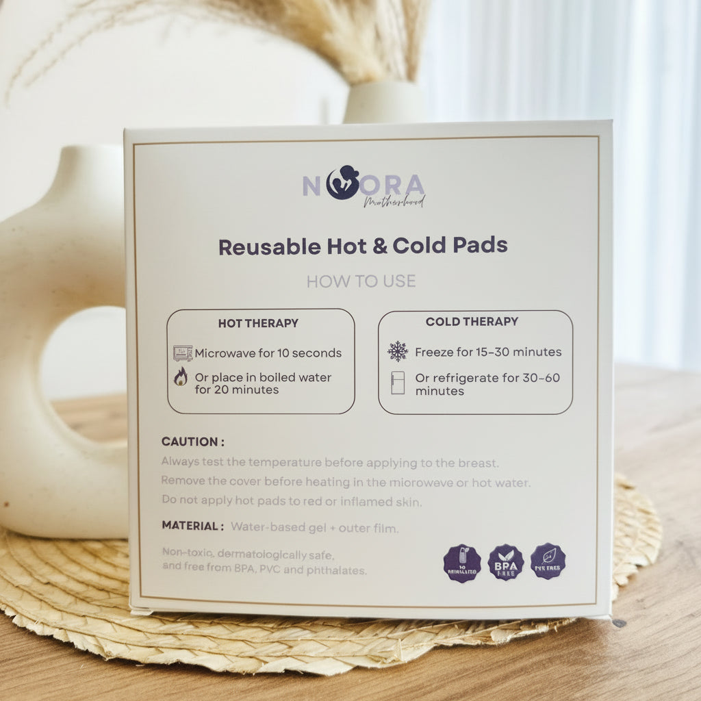 Hot & cold Noora pads - Breast therapy