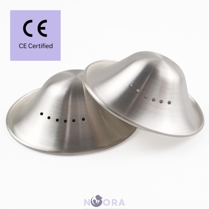 Nooracare - Healing silver nipple covers + Silicone rings