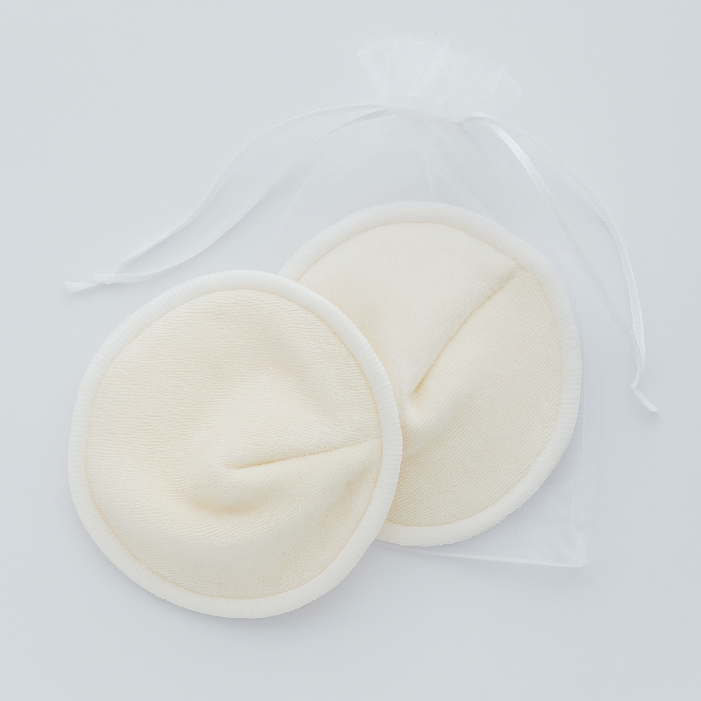 NooraBamboo – Reusable Bamboo Nursing Pads - One pair