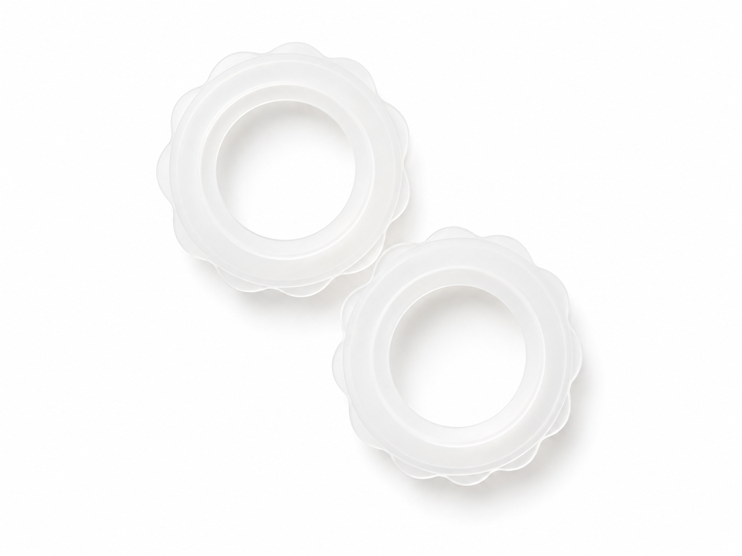 Nooracare – Silver Nipple Covers + Silicone Rings