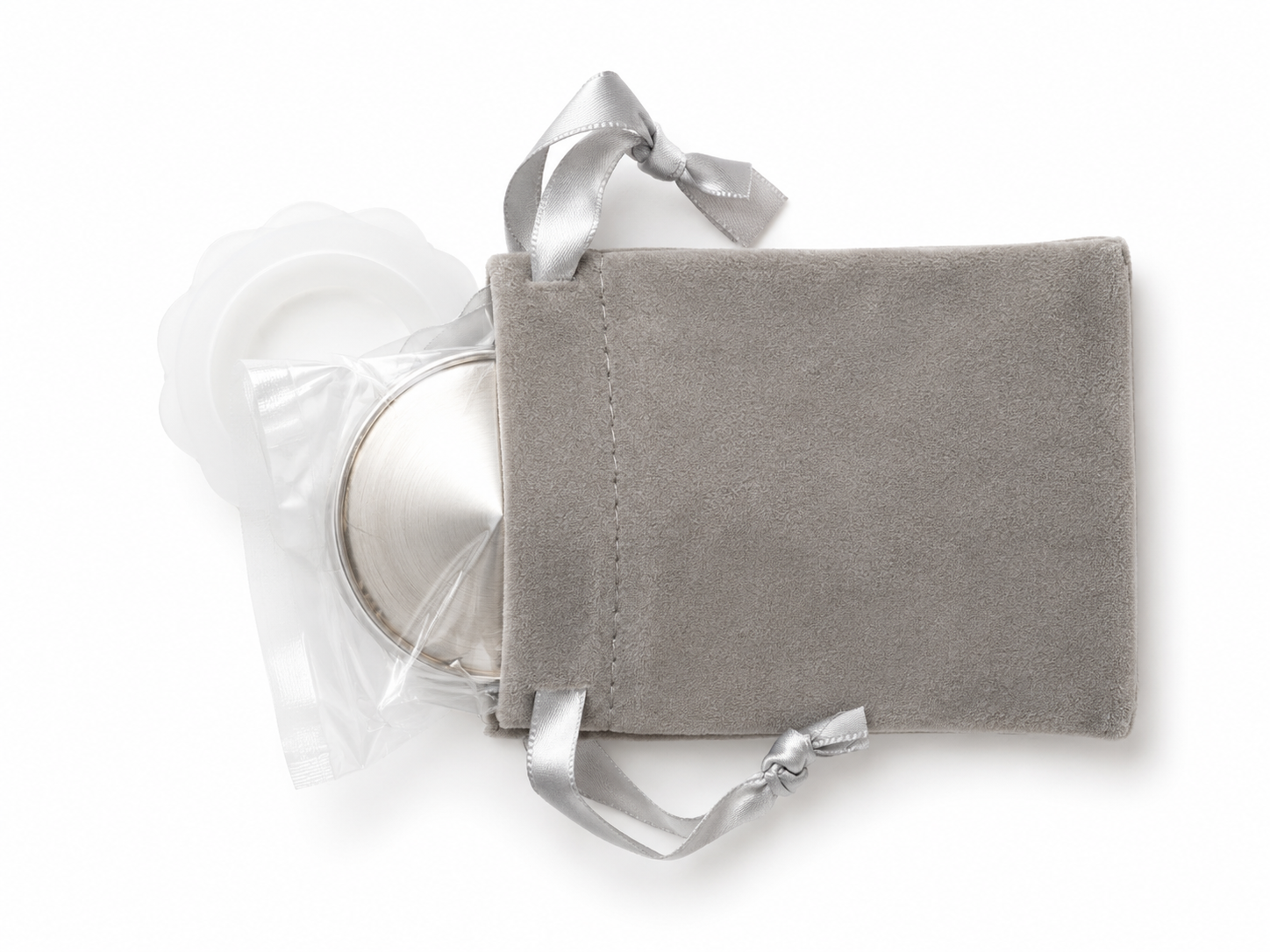 Nooracare – Silver Nipple Covers + Silicone Rings