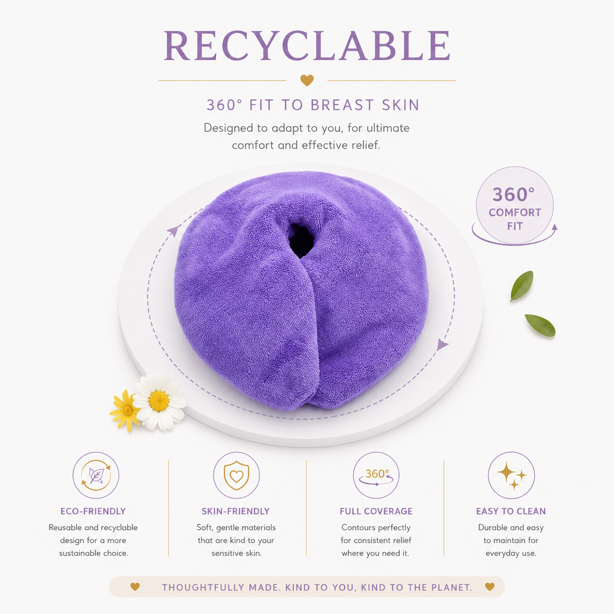 Hot & cold Noora pads - Breast therapy