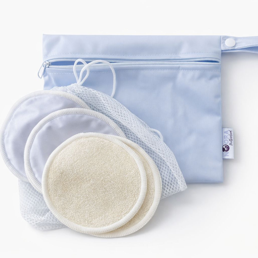 NooraBamboo – Reusable Bamboo Nursing Pads - 2 pairs