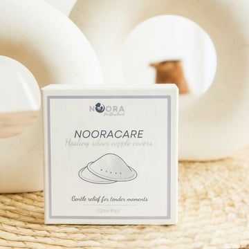 Nooracare - Healing silver nipple covers + Silicone rings