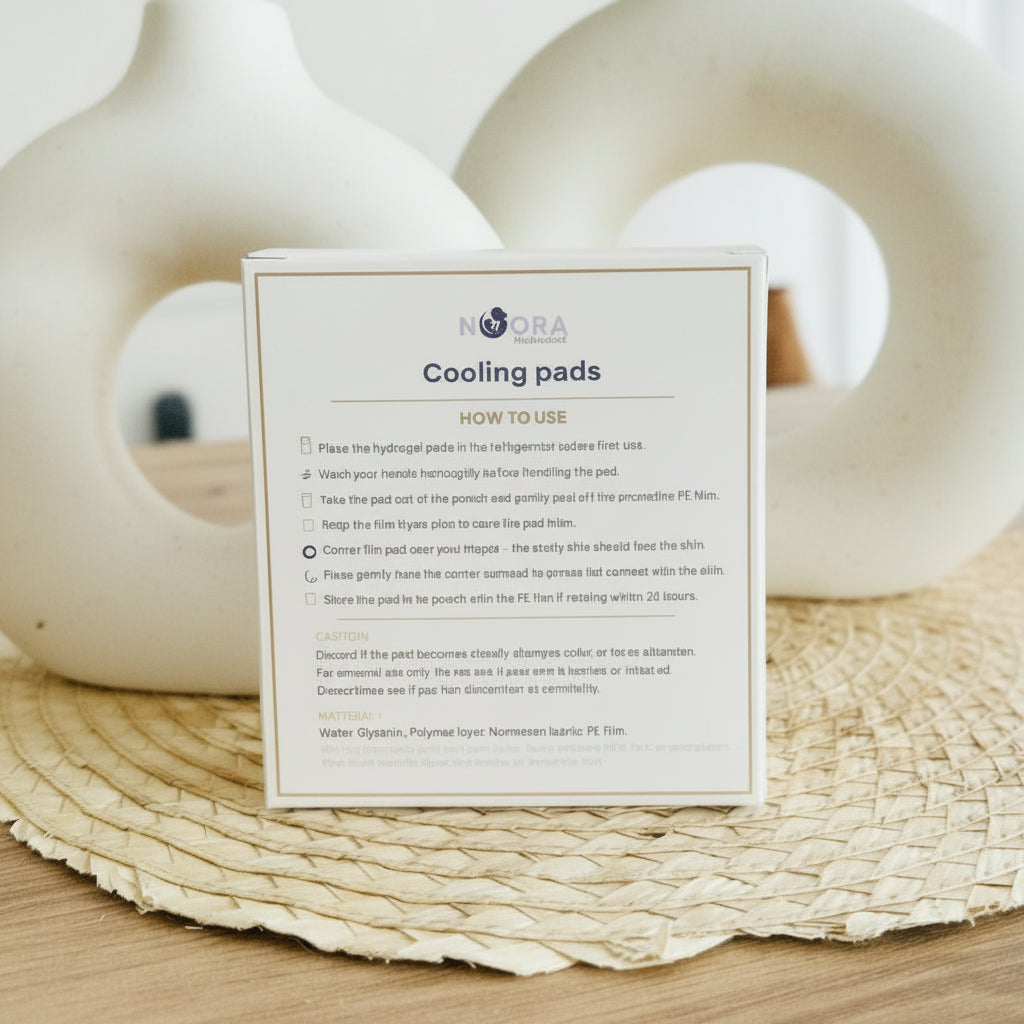 Nooragel - Cooling pads for Breastfeeding comfort (pack of 10)