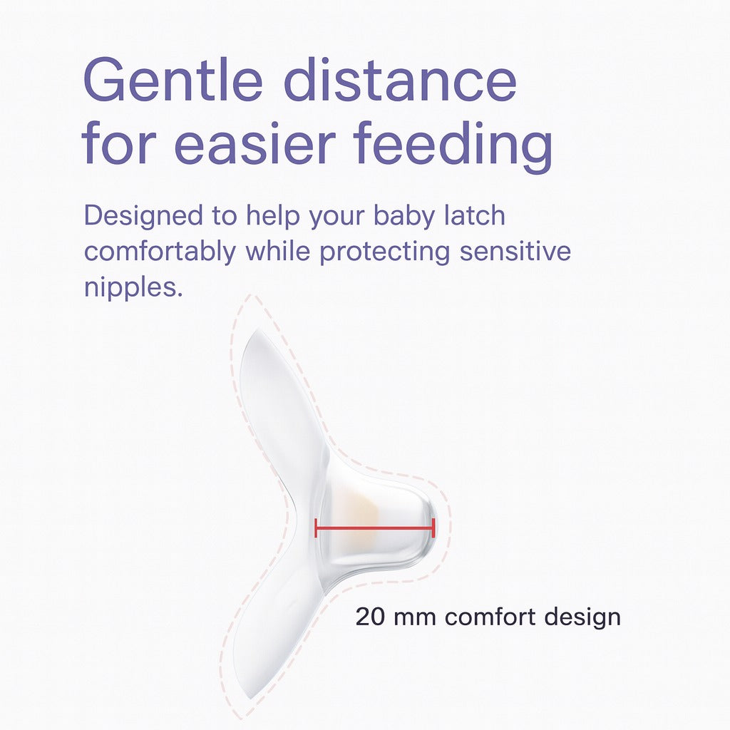 Noorashield – Nipple Shields for breastfeeding support (one pair)