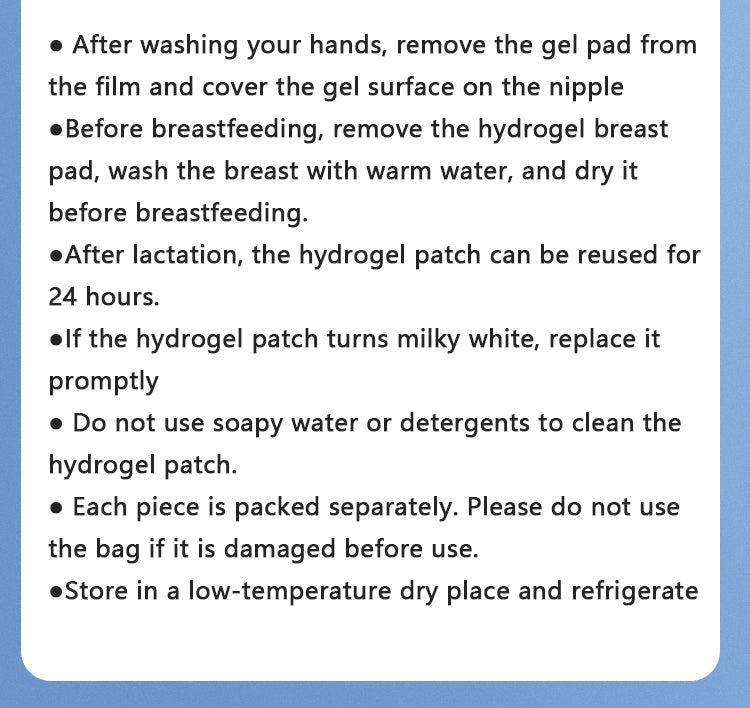 Nooragel - Cooling pads for Breastfeeding comfort (pack of 10)