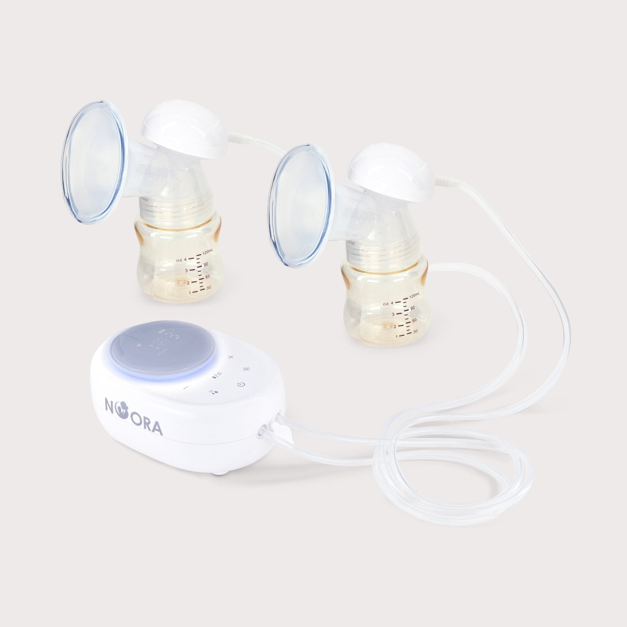 Wearable breast pump used hands-free